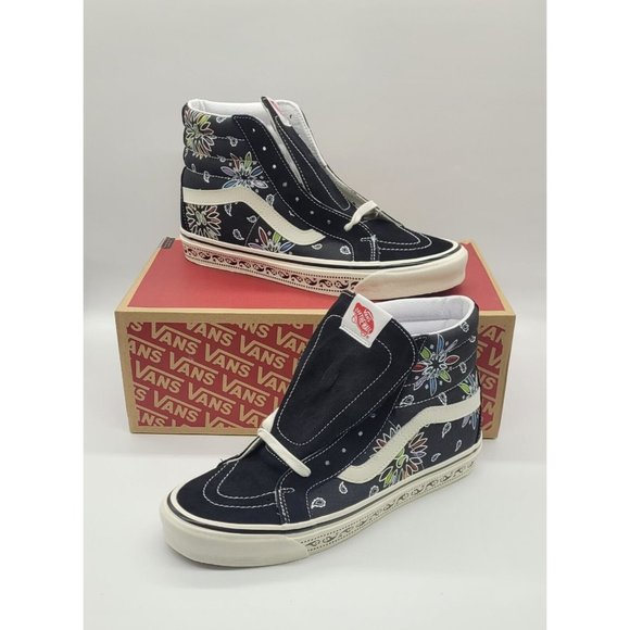 VANS SK-8 Hi 38 DX \'Anaheim Factory - Paisley\' VN0A38GF9GG main image 4